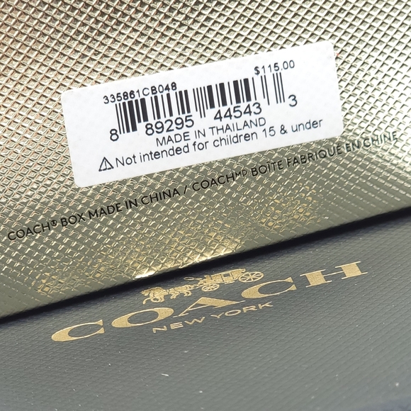 Coach Bowtie Necklace & Earring SET - Picture 3 of 5